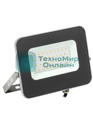Прожектор IEK LPDO701-30-K03 СДО 07-30 светодиодный серый IP65 IEK