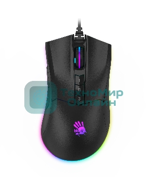 Мышь проводная A4Tech Bloody P90s черный, 8000 dpi, USB, кнопки - 8
