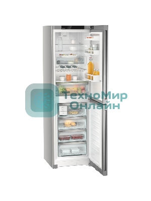 Холодильник Liebherr CNSFC 573I-22 001 серебристый двухкамерный 225/123л морозилка снизу