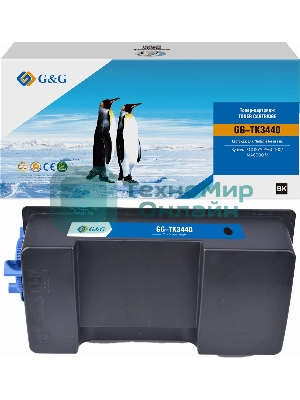 Картридж лазерный G&G GG-TK3440 TK-3440 черный (40000 стр.) для Kyocera ECOSYS PA6000X/MA6000ifx