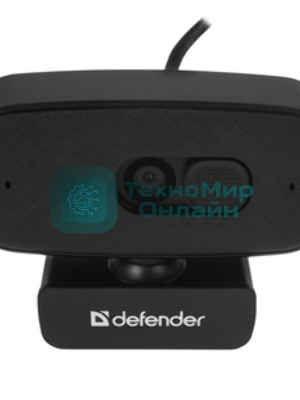 Веб-камера Defender G-lens 2788 UHD 3840x2160, 30 кадр/с, USB, шторка приватности, крепление на мониторе