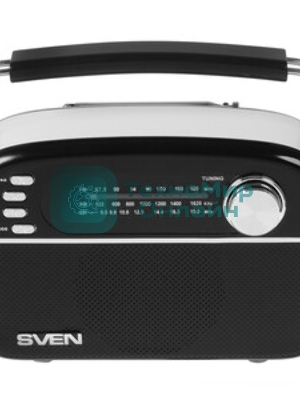 Радиоприемник SVEN SRP-505 (4 Вт, FM/AM/SW, USB, SD/microSD, Bluetooth, 1200 мА·ч)черный