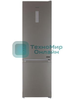 Холодильник Hotpoint HT 7201I BZ O3 бронзовый двухкамерный 239/83л морозилка снизу, No Frost