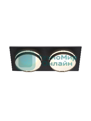 Светильник Ambrella light TN30712/2 BK черный GU5.3/2 182*92*36