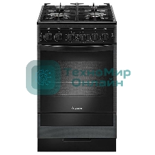 Плита газовая Gefest ПГ 5500-02 0115 черный, конфорок 4 шт, духовка 52 л, 50 см x 85 см x 58.5 см