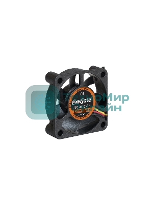 Вентилятор для корпуса ExeGate ExtraSilent ES04010S3P черный, 40 мм, 4000 об/мин, 19 дБ, 3 pin