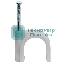 Скоба Navigator креп. круглая d4 с гвозд. NCR-04-50 (уп. 50 шт)