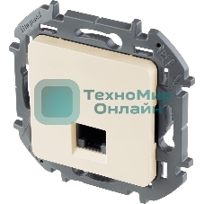 Информационная розетка RJ45 категория 6 UTP слоновая кость