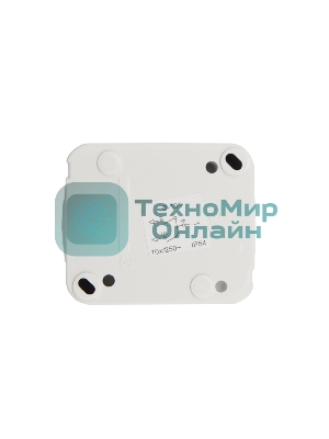 Выключатель двухклавишный Kranz Mini OG открытой установки, IP54 белый