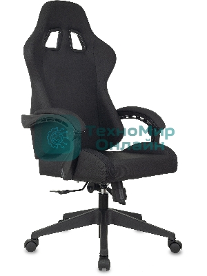 Кресло Бюрократ Zombie Predator Neo Black черный, экокожа, 120 кг, механизм качания