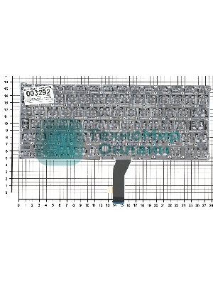 Клавиатура для ноутбука MacBook A1369 большой ENTER без подсветки 2010+