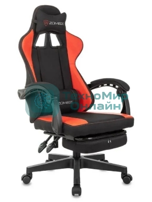Кресло игровое Zombie Weaver черный/красный