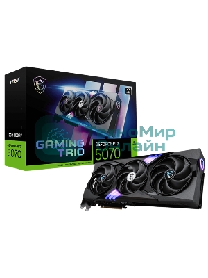 Видеокарта MSI GeForce RTX 5070 12G GAMING TRIO