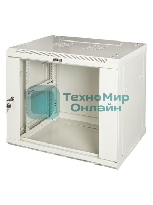 Шкаф настенный серии Pro, 12U 600x450, стеклянная дверь