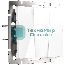 Выключатель трехклавишный (белый) W1130001