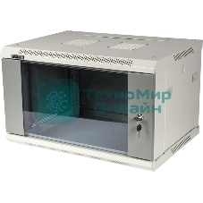 Шкаф настенный серии Pro, 12U 600x800, стеклянная дверь