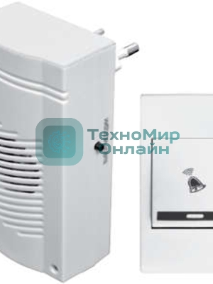 Звонок беспроводной Комфорт 32 мел. 100м блок звонка вставляется в электрич. розетку 220В Тритон КМ-01С