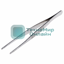 Пинцет Rexant прямой, рифленый 200 мм (блистер)