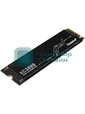 Накопитель SSD Kingston 512Gb M.2 KC3000 SKC3000S/512G (PCI-E 4.0 x4, up to 7000/3900Mbs, 3D TLC, NVMe, 400TbW, Phison E18, 22х80мм, LP heatsink)