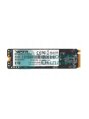 Накопитель SSD Patriot Viper VP4300 Lite, 1Tb, PCIe 4.0 x4, M.2 2280, NVMe, R/W 7400/6400, с радиатором