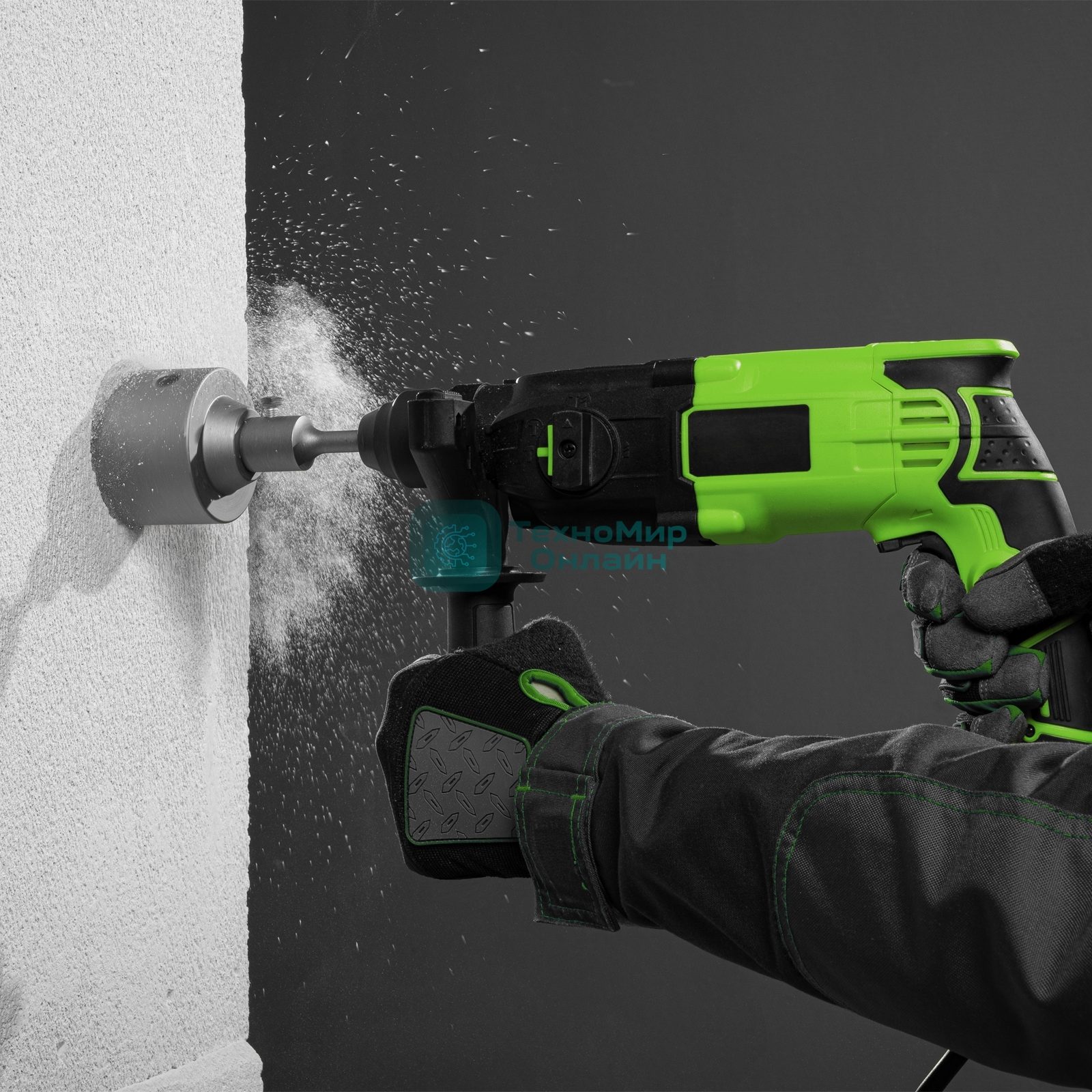 Коронка по бетону в сборе Сибртех, М22 х 73 мм, SDS PLUS