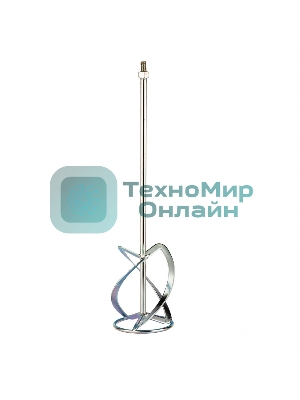 Насадка для миксера Сибртех, для тяжелых растворов,140 х 590 мм, оцинкованная,хвостовик резьба М14