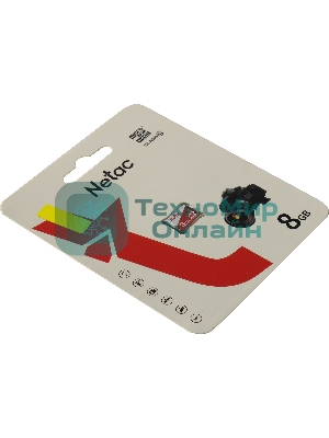 Флеш карта Netac P500 ECO MicroSDHC 8Gb C10 NT02P500ECO-008G-S