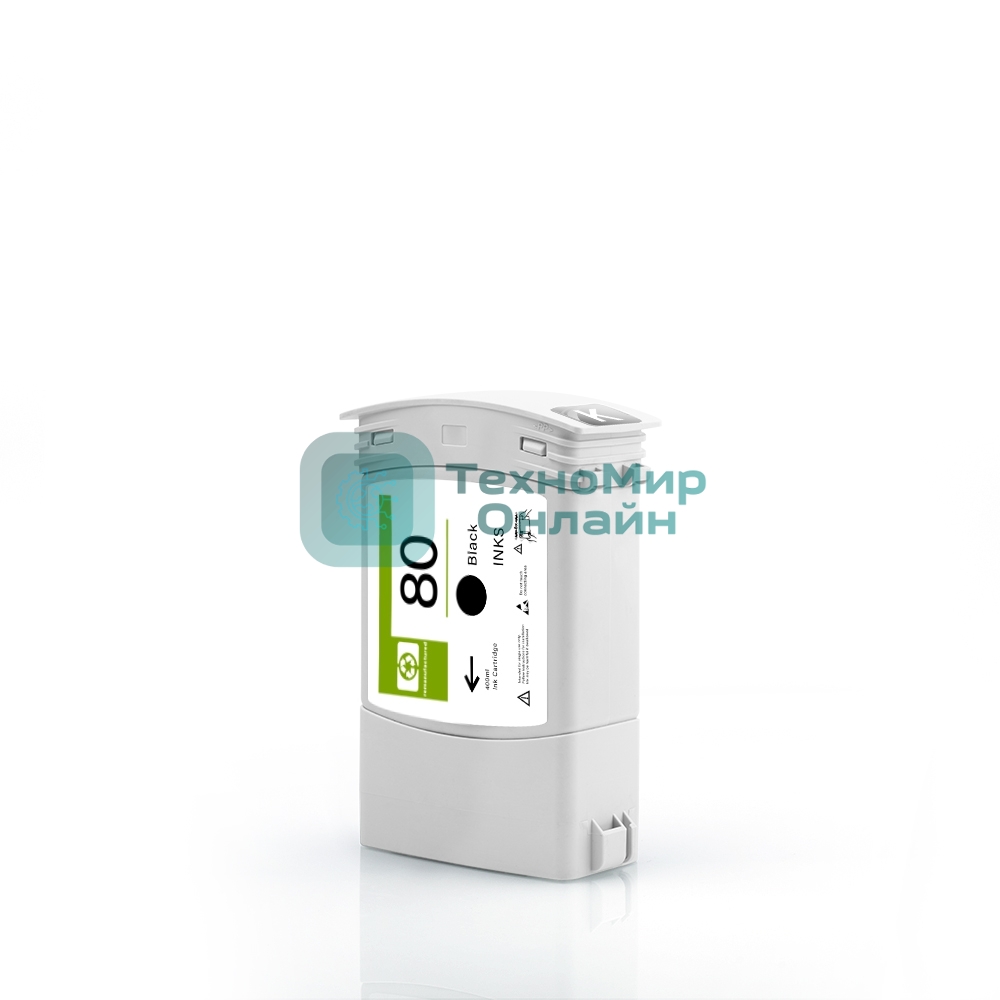 Картридж струйный NVPrint 80 (NV-C4871A) Black для HP DesignJet 1050c, 1055см (400мл)