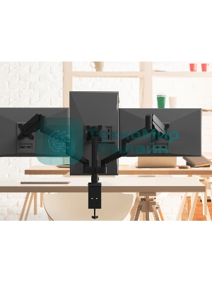 Кронштейн (держатель) ONKRON G280 для трех мониторов 13