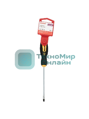 Отвертка шлицевая Rexant SL 4х100 мм, двухкомпонентная рукоятка