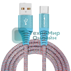 Кабель Crown USB - microUSB CMCU-3102M blue