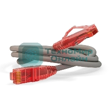 Патч-корд Hyperline U/­UTP, Cat.5e, LSZH, 3 м, серый 