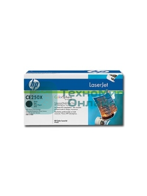 Картридж лазерный HP CE250X черный для CLJ CM3530/CP3525 10500 стр.