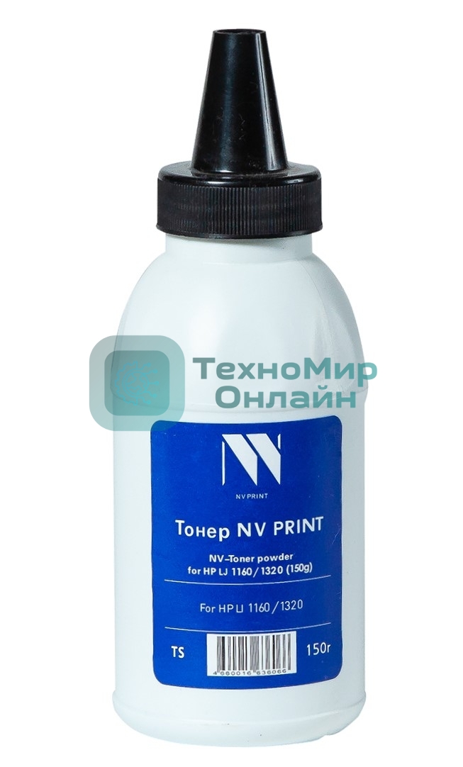 Тонер NVP HP 1160/1320 (150г) (Q5949A / Q5949X) для HP LaserJet LJ 1160, 3390, 3392, 1320; Canon LBP 3300, 3360