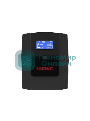 Источник бесперебойного питания DKC INFOLCD1200I ИБП Info LCD 1200В.А IEC C13 (4) USB + RJ45