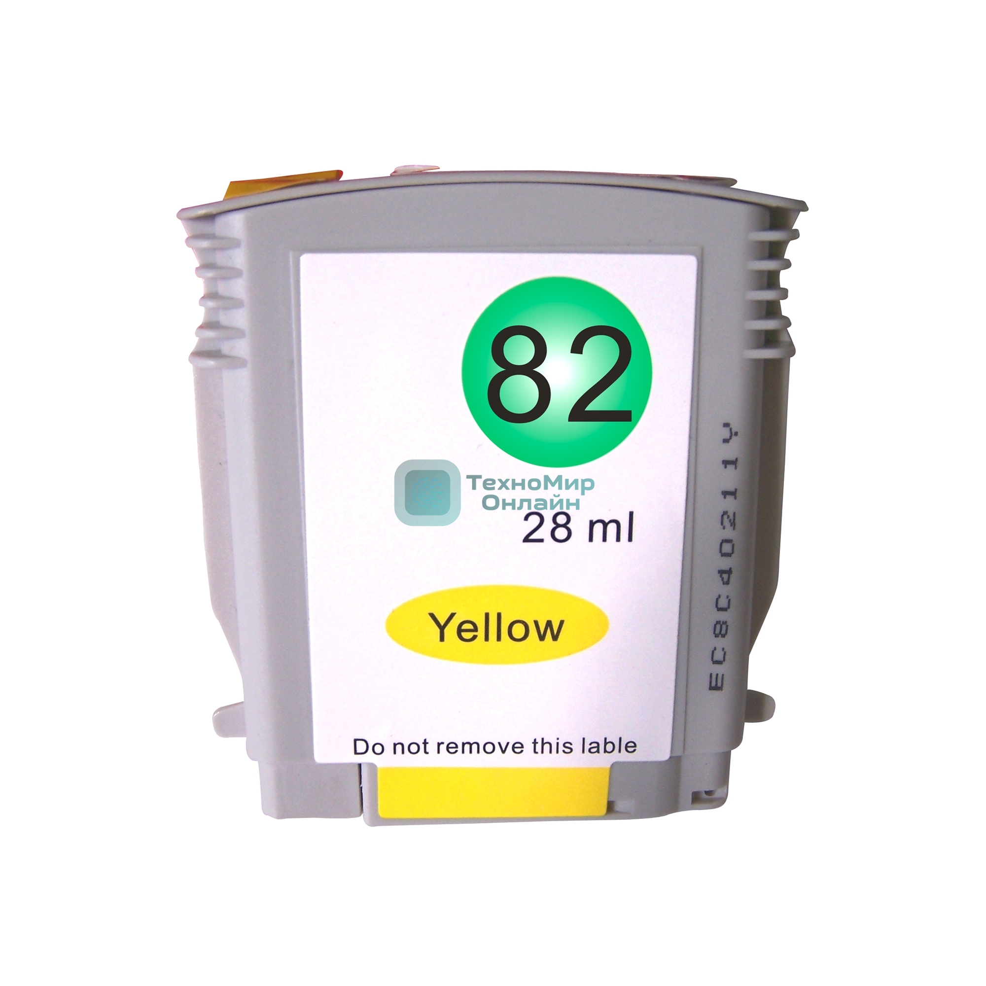 Картридж струйный NVPrint 82 (NV-C4913A) Yellow для HP DesignJet 500/800 (69 мл)