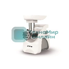 Мясорубка электрическая Zelmer ZMM9801B белый, 2200 Вт, 3.0 кг/мин, реверс, насадки - 5