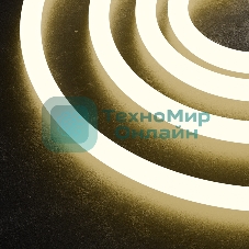 Лента светодиодная для бани и сауны Rexant 24В, SMD2835, 14,4Вт/м, 120 LED/м, 3000K, 16мм, 5м, IP68