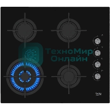 Газовая варочная панель Beko HILW 64122 S, черный