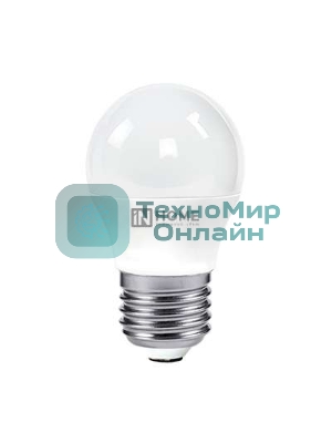 Лампа светодиодная IN HOME 4690612020600 LED-ШАР-VC 11 Вт 230В E27 3000К 1050 лм