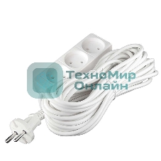 Удлинитель 3х10 м без заземл. 10А IP20 2.2 кВт Союз 481S-1310