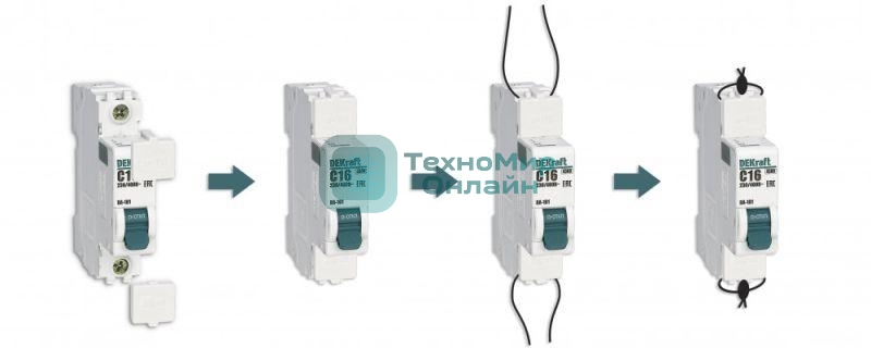 Заглушка клем. пломбир. для ВА-101 нов. SchE 18107DEK