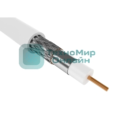 Кабель коаксиальный ITK CC1-R6F1-111-100-G RG-6 F/UTP общий экран 75Om PVC внутренний 100м белый