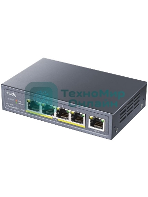 Коммутатор Cudy GS1005P (L2) 5x1 Гбит/с 5PoE 60W неуправляемый