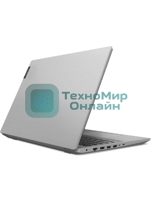 Клавиатура для ноутбука Lenovo IdeaPad L340-15 серая с голубой подсветкой