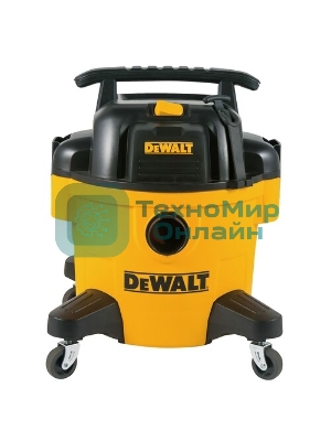 Строительный пылесос DeWalt DXV34PTA 1200Вт (уборка: сухая/влажная) желтый
