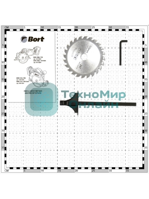 Пила циркулярная аккумуляторная Bort BHK-18Li-125 Solo (без АКБ и ЗУ)
