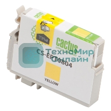 Картридж струйный Cactus CS-EPT0804 (T0804) желтый (11,4 мл) для Epson Stylus Photo P50/PX650/PX660/PX700/PX700W/PX710/PX710W/PX720/PX720WD/PX800/PX800FW/PX810/PX810FW/PX820/PX820FWD/R265/R285/R360/RX560/RX585/RX685