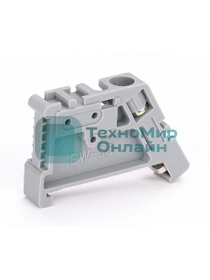 Ограничитель пластик. на DIN-рейку с 1 винтом Ф Ограничитель пластик. на DIN-рейку с 1 винтом Ф