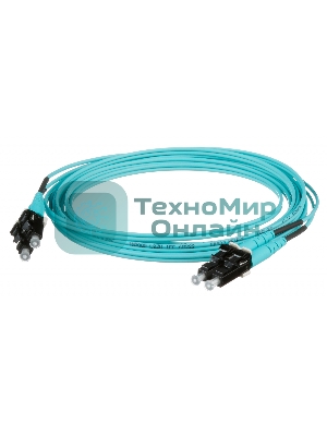 Патч-корд Panduit FX2ELLNLNSNM003 2x50/125 OM3 LC дуплекс-LC дуплекс 3м LSZH аквамарин